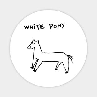 White Pony Magnet